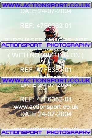 Photo: 47F6362-01 ActionSport Photography 24/07/2004 East Kent SSC - Joyce Green _5_Autos #129