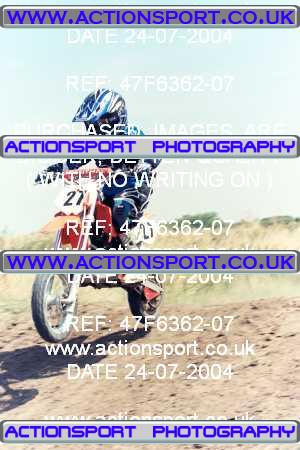 Photo: 47F6362-07 ActionSport Photography 24/07/2004 East Kent SSC - Joyce Green _5_Autos #27