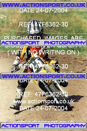 Photo: 47F6362-30 ActionSport Photography 24/07/2004 East Kent SSC - Joyce Green _4_Juniors #25