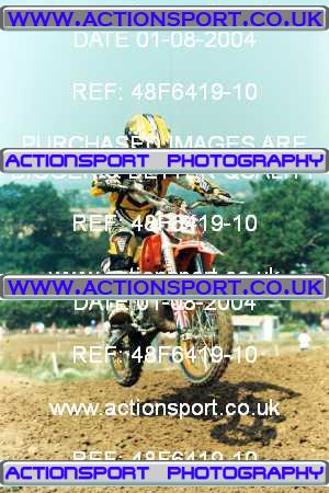 Photo: 48F6419-10 ActionSport Photography 01/08/2004 Severn Valley SSC All British - Brookthorpe _2_Junior65cc #15