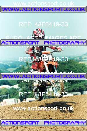 Photo: 48F6419-33 ActionSport Photography 01/08/2004 Severn Valley SSC All British - Brookthorpe _2_Junior65cc #99