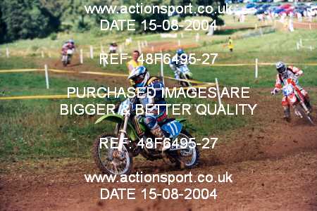 Photo: 48F6495-27 ActionSport Photography 15/08/2004 Moredon MX Aces of Motocross - Farleigh Castle _3_125s #77