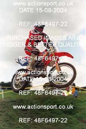 Photo: 48F6497-22 ActionSport Photography 15/08/2004 Moredon MX Aces of Motocross - Farleigh Castle _3_125s #100