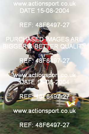 Photo: 48F6497-27 ActionSport Photography 15/08/2004 Moredon MX Aces of Motocross - Farleigh Castle _3_125s #100