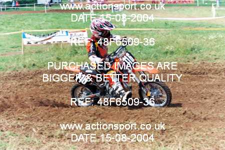Photo: 48F6509-36 ActionSport Photography 15/08/2004 Moredon MX Aces of Motocross - Farleigh Castle _6_65s #116