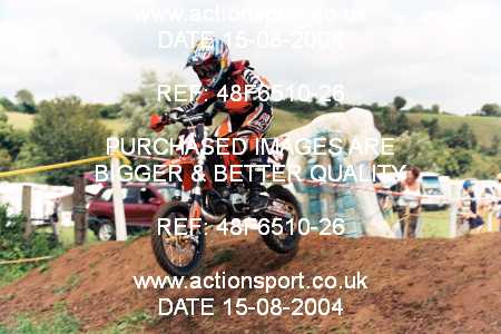 Photo: 48F6510-26 ActionSport Photography 15/08/2004 Moredon MX Aces of Motocross - Farleigh Castle _6_65s #14