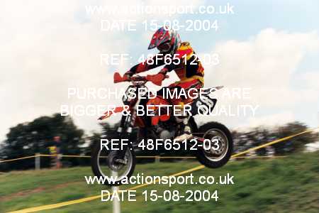 Photo: 48F6512-03 ActionSport Photography 15/08/2004 Moredon MX Aces of Motocross - Farleigh Castle _6_65s #68