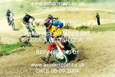 Photo: 49F6643-01 ActionSport Photography 05/09/2004 BSMA Team Event Portsmouth MXC - Foxholes _5_AMX