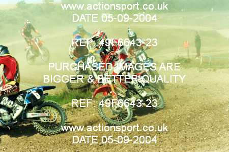 Photo: 49F6643-23 ActionSport Photography 05/09/2004 BSMA Team Event Portsmouth MXC - Foxholes _5_AMX