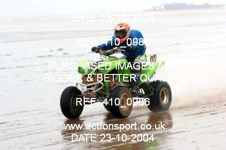 Photo: 410_0986 ActionSport Photography 23,24/10/2004 Weston Beach Race  _1_QuadsAndSidecars #222