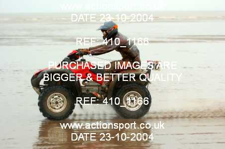 Photo: 410_1166 ActionSport Photography 23,24/10/2004 Weston Beach Race  _1_QuadsAndSidecars #410
