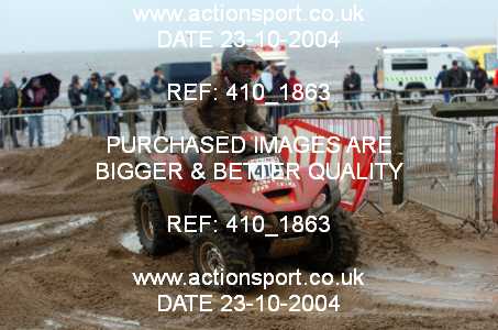 Photo: 410_1863 ActionSport Photography 23,24/10/2004 Weston Beach Race  _1_QuadsAndSidecars #410