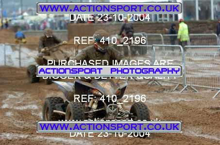 Photo: 410_2196 ActionSport Photography 23,24/10/2004 Weston Beach Race  _1_QuadsAndSidecars #539
