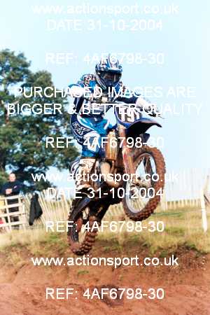 Photo: 4AF6798-30 ActionSport Photography 31/10/2004 AMCA Polesworth MXC - Stipers Hill _0_JuniorsPractice #191