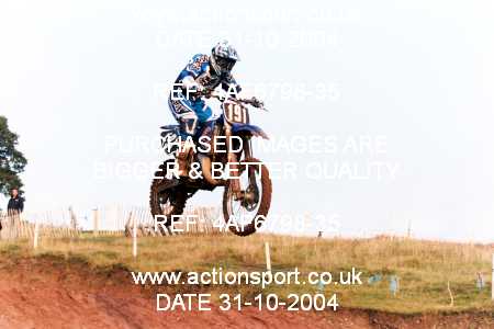 Photo: 4AF6798-35 ActionSport Photography 31/10/2004 AMCA Polesworth MXC - Stipers Hill _0_JuniorsPractice #191