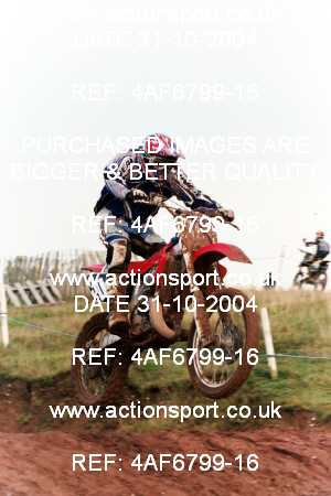 Photo: 4AF6799-16 ActionSport Photography 31/10/2004 AMCA Polesworth MXC - Stipers Hill _0_JuniorsPractice : Unidentified