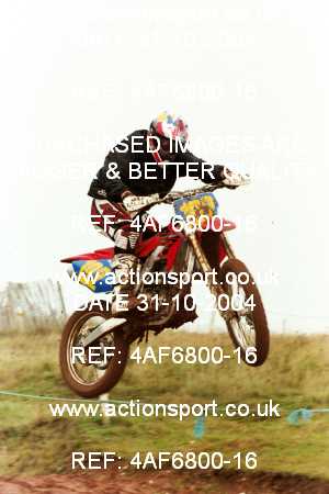 Photo: 4AF6800-16 ActionSport Photography 31/10/2004 AMCA Polesworth MXC - Stipers Hill _2_Experts #192