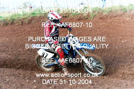 Photo: 4AF6807-10 ActionSport Photography 31/10/2004 AMCA Polesworth MXC - Stipers Hill _3_Inters #37