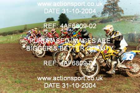 Photo: 4AF6809-02 ActionSport Photography 31/10/2004 AMCA Polesworth MXC - Stipers Hill _4_Seniors125s #133