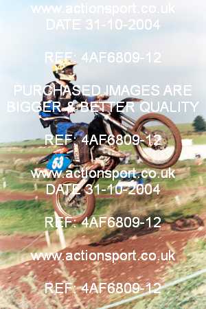 Photo: 4AF6809-12 ActionSport Photography 31/10/2004 AMCA Polesworth MXC - Stipers Hill _4_Seniors125s #53