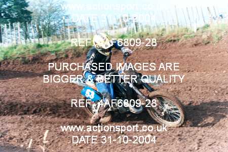 Photo: 4AF6809-28 ActionSport Photography 31/10/2004 AMCA Polesworth MXC - Stipers Hill _4_Seniors125s #53