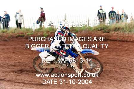 Photo: 4AF6813-14 ActionSport Photography 31/10/2004 AMCA Polesworth MXC - Stipers Hill _7_250-750Juniors #1