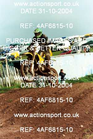 Photo: 4AF6815-10 ActionSport Photography 31/10/2004 AMCA Polesworth MXC - Stipers Hill _4_Seniors125s #133