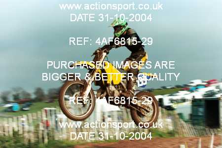Photo: 4AF6815-29 ActionSport Photography 31/10/2004 AMCA Polesworth MXC - Stipers Hill _4_Seniors125s #133
