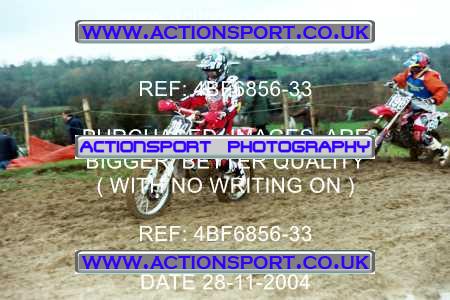Photo: 4BF6856-33 ActionSport Photography 28/11/2004 AMCA Dursley MXC - Nympsfield _4_Inters #204
