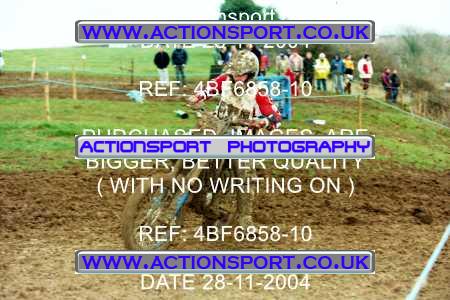 Photo: 4BF6858-10 ActionSport Photography 28/11/2004 AMCA Dursley MXC - Nympsfield _1_Experts #74