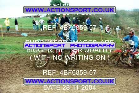 Photo: 4BF6859-07 ActionSport Photography 28/11/2004 AMCA Dursley MXC - Nympsfield _2_Seniors #68