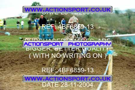 Photo: 4BF6859-13 ActionSport Photography 28/11/2004 AMCA Dursley MXC - Nympsfield _2_Seniors #97