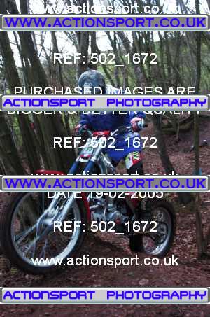 Photo: 502_1672 ActionSport Photography 19/02/2005 ACU Stourbridge MC Trial _1_AllCompetitors : Unidentified