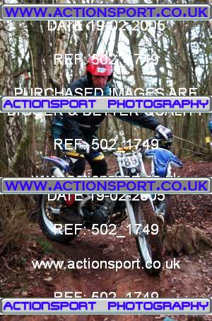 Photo: 502_1749 ActionSport Photography 19/02/2005 ACU Stourbridge MC Trial _1_AllCompetitors #89