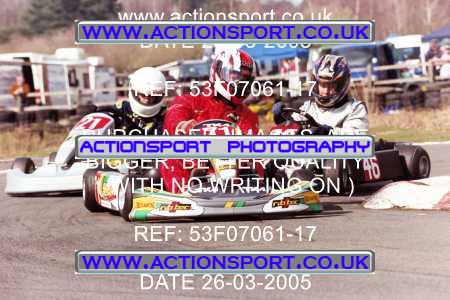 Photo: 53F07061-17 ActionSport Photography 26/03/2005 Camberley Kart Club - Blackbushe _4_SeniorTKM #71