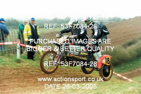 Photo: 53F7084-28 ActionSport Photography 28/03/2005 ACU MMX Championship Frome & District MCC - Asham Woods  _3_Sidecars #18