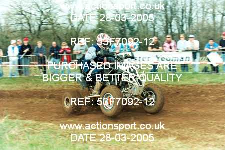 Photo: 53F7092-12 ActionSport Photography 28/03/2005 ACU MMX Championship Frome & District MCC - Asham Woods  _2_Quads #9