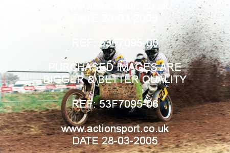 Photo: 53F7095-06 ActionSport Photography 28/03/2005 ACU MMX Championship Frome & District MCC - Asham Woods  _3_Sidecars #123