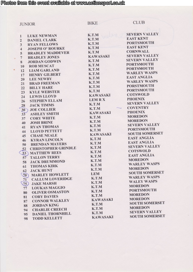 Event programme page
