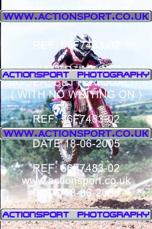 Photo: 56F7483-02 ActionSport Photography 18/06/2005 BSMABrookthorpe _2_Senior125s #151