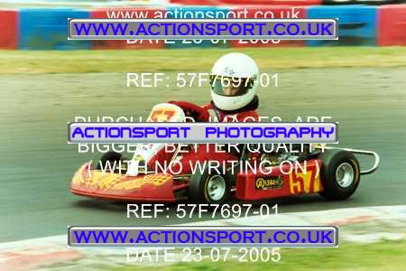 Photo: 57F7697-01 ActionSport Photography 23/07/2005 F6 Karting - Clay Pigeon _1_Cadets #57