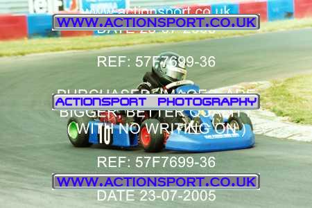 Photo: 57F7699-36 ActionSport Photography 23/07/2005 F6 Karting - Clay Pigeon _1_Cadets #10