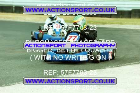 Photo: 57F7703-23 ActionSport Photography 23/07/2005 F6 Karting - Clay Pigeon _3_SeniorProKarts-ProKartsHeavy #77