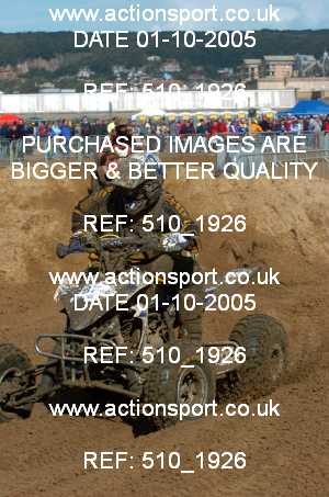 Photo: 510_1926 ActionSport Photography 1,2/10/2005 Weston Beach Race 2005  _2_QuadsSidecars #37