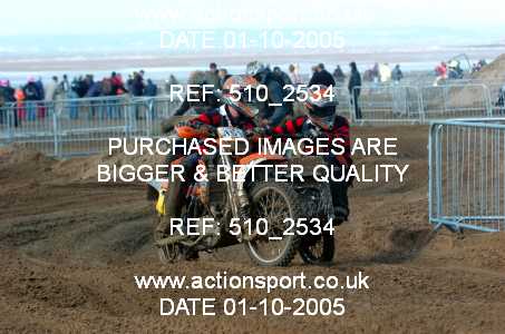 Photo: 510_2534 ActionSport Photography 1,2/10/2005 Weston Beach Race 2005  _2_QuadsSidecars #161