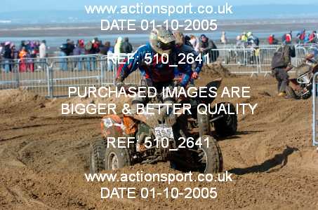 Photo: 510_2641 ActionSport Photography 1,2/10/2005 Weston Beach Race 2005  _2_QuadsSidecars #395