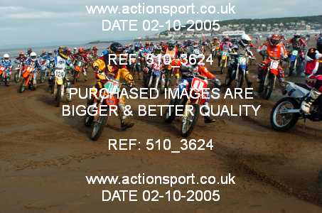 Photo: 510_3624 ActionSport Photography 1,2/10/2005 Weston Beach Race 2005  _5_Youth85cc #118