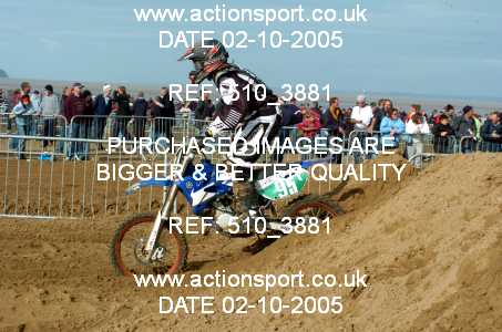 Photo: 510_3881 ActionSport Photography 1,2/10/2005 Weston Beach Race 2005  _5_Youth85cc #95