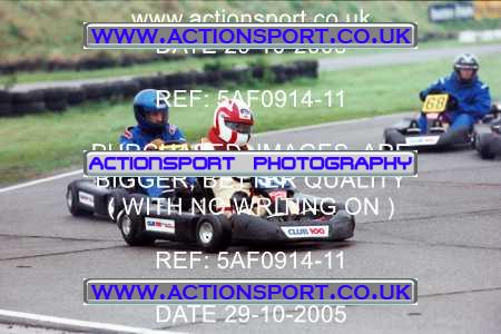 Photo: 5AF0914-11 ActionSport Photography 29/10/2005 Club 100 Kart Event - Ellough _1_AllDrivers #55
