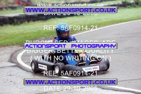 Photo: 5AF0914-21 ActionSport Photography 29/10/2005 Club 100 Kart Event - Ellough _1_AllDrivers #55